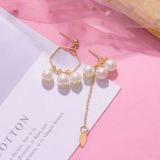 Korean Geometric Earrings for Women