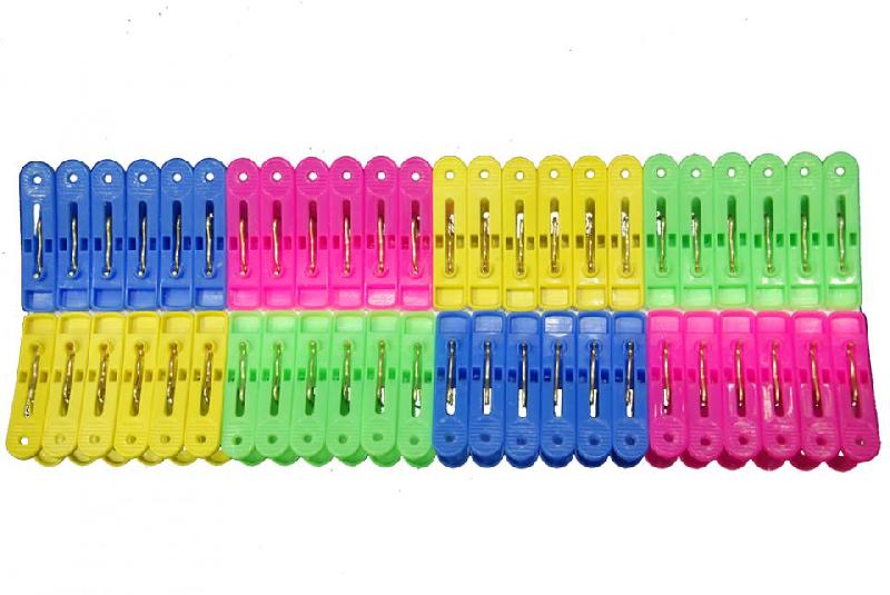 24PC Home Laundry Multi color Plastic Clothespins Clips