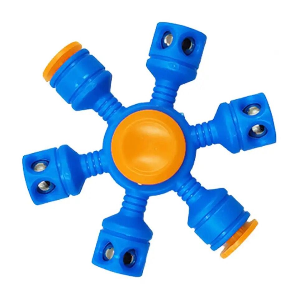 Spin and flip combo Fidget Spinner(Random Colour)