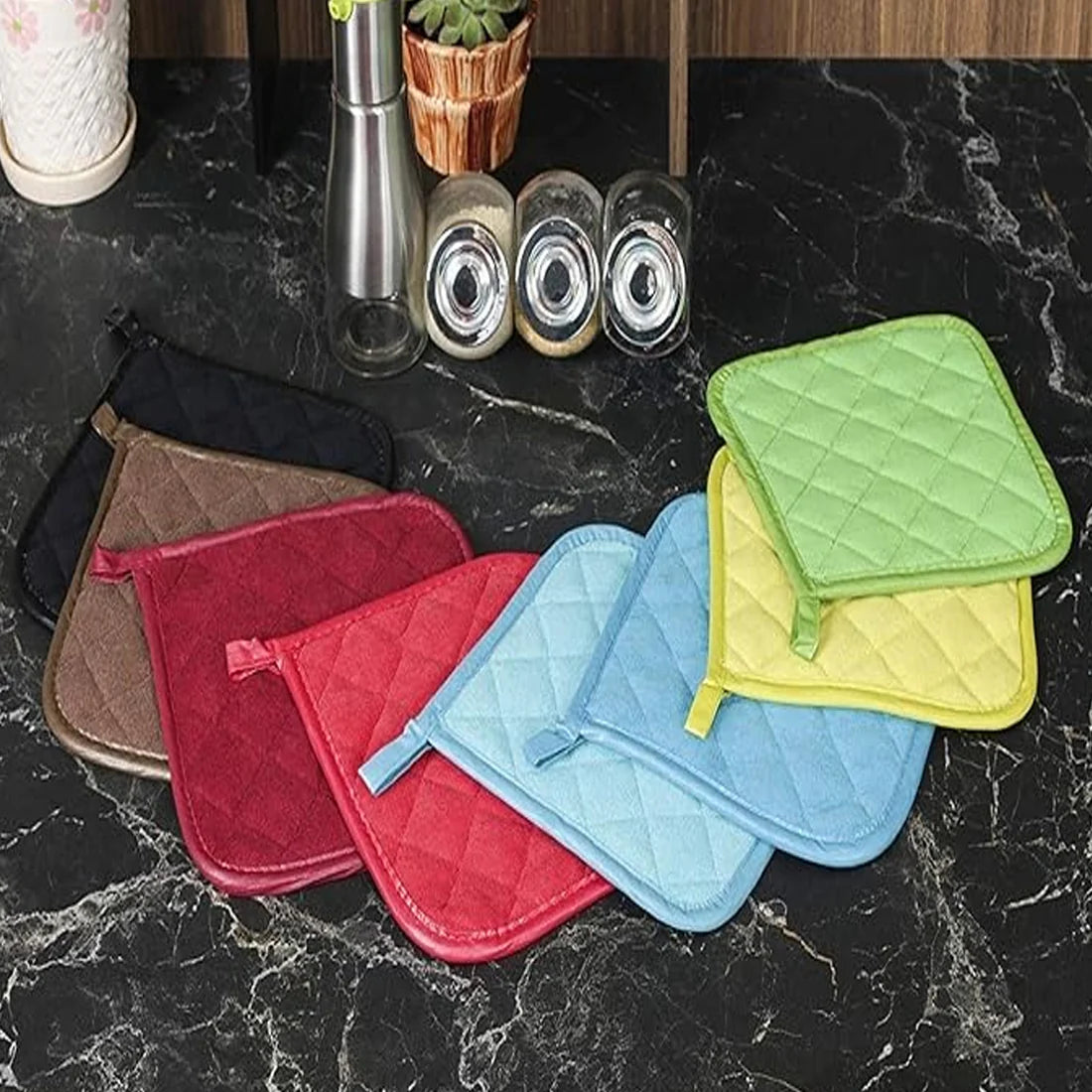 Printed Heat Resistant Kitchen fabric Pot Holder Under 1$