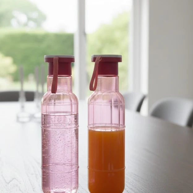 2Pcs Durable Plastic Beverage Bottles, Kitchen Accessories 