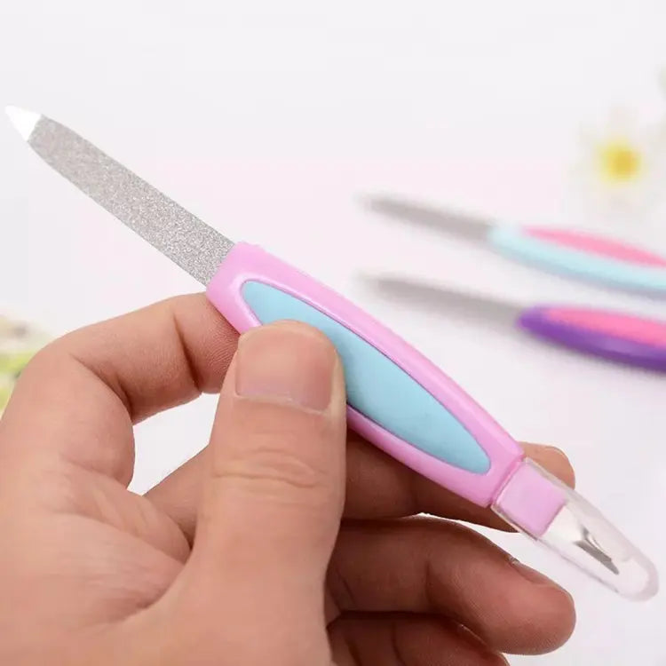 Women's Nail Filer and Buffer for Nail Art(7 Inch), Under One Dollar 