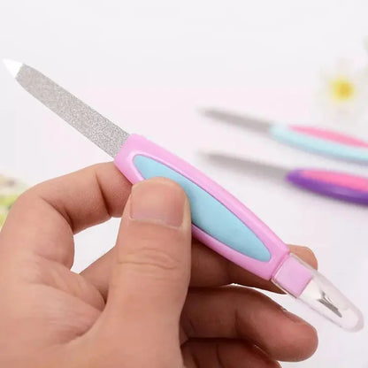 Women's Nail Filer and Buffer for Nail Art(7 Inch), Under One Dollar 