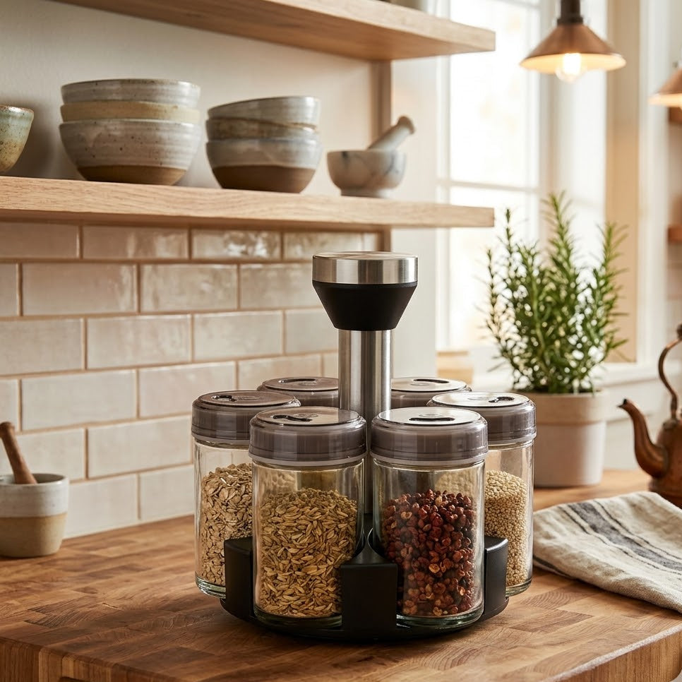 360? Revolving Seasoning Container Set