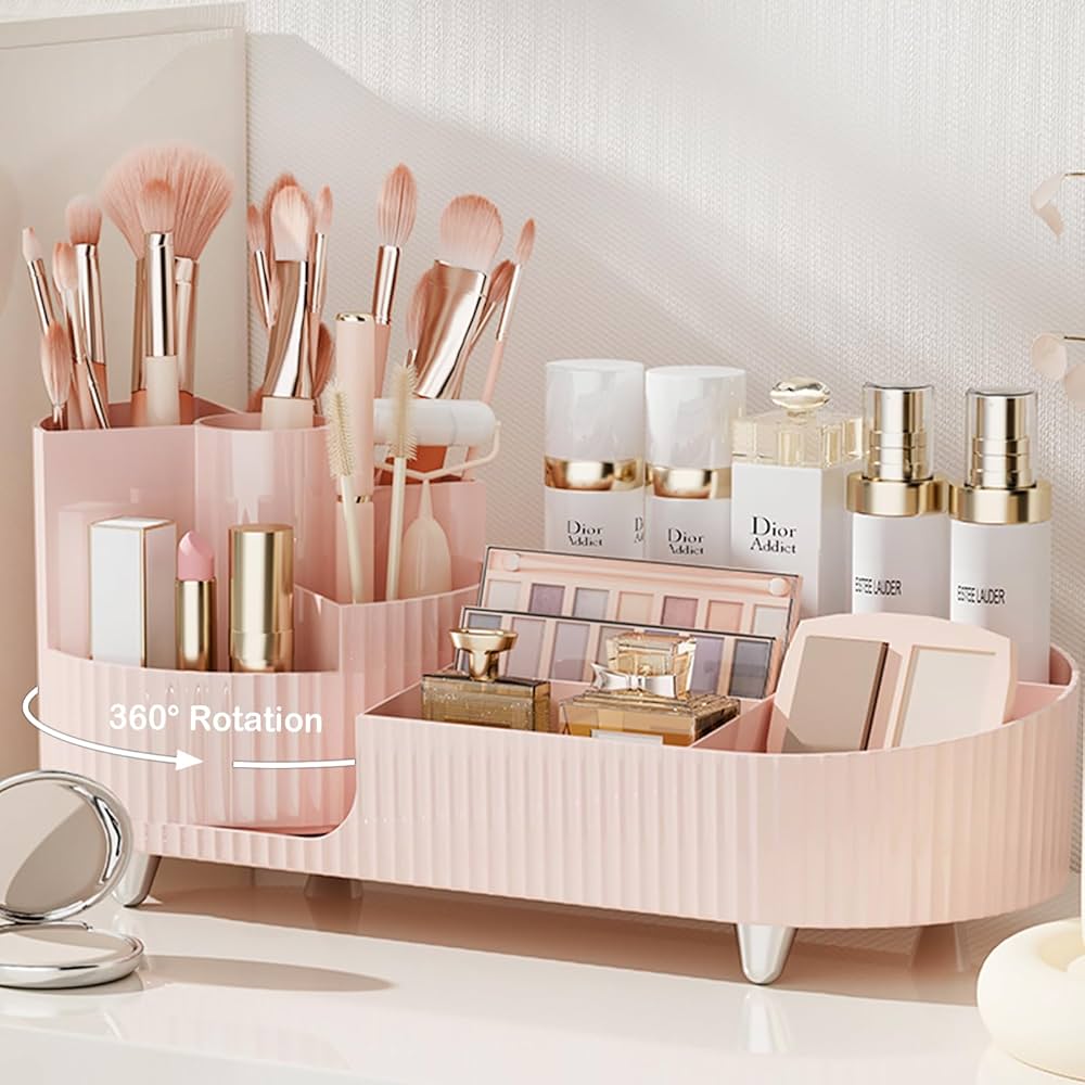 360° Spinning Vanity Organizer for Cosmetics