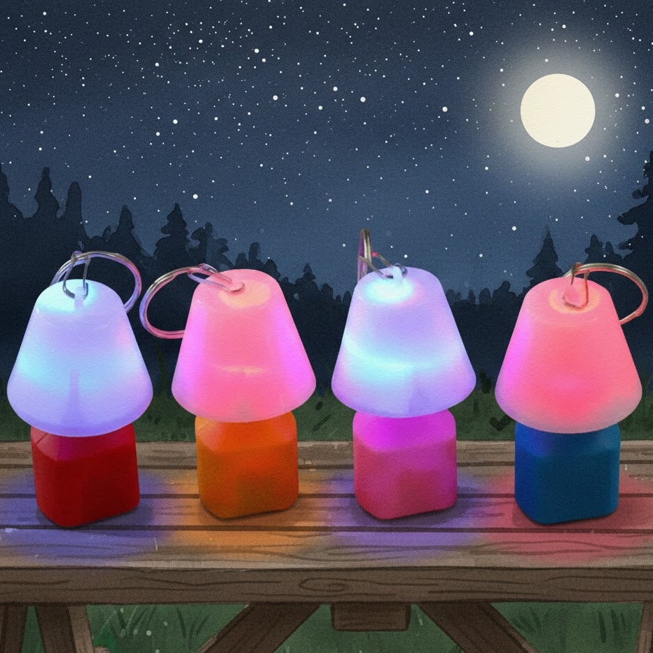 3Pcs Pocket Sized Keychain Lamp Set, Home and Living