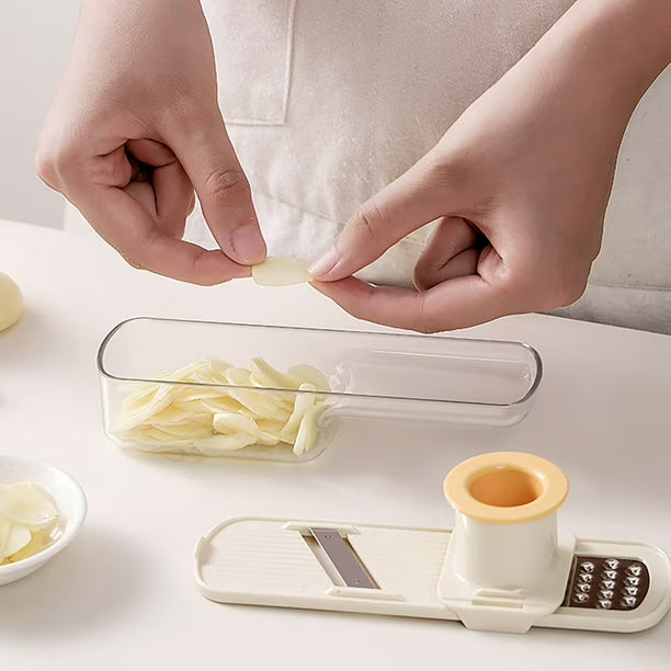 3 In 1 Manual Handheld Garlic Chopper Grinder