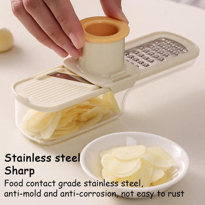3 In 1 Manual Handheld Garlic Chopper Grinder