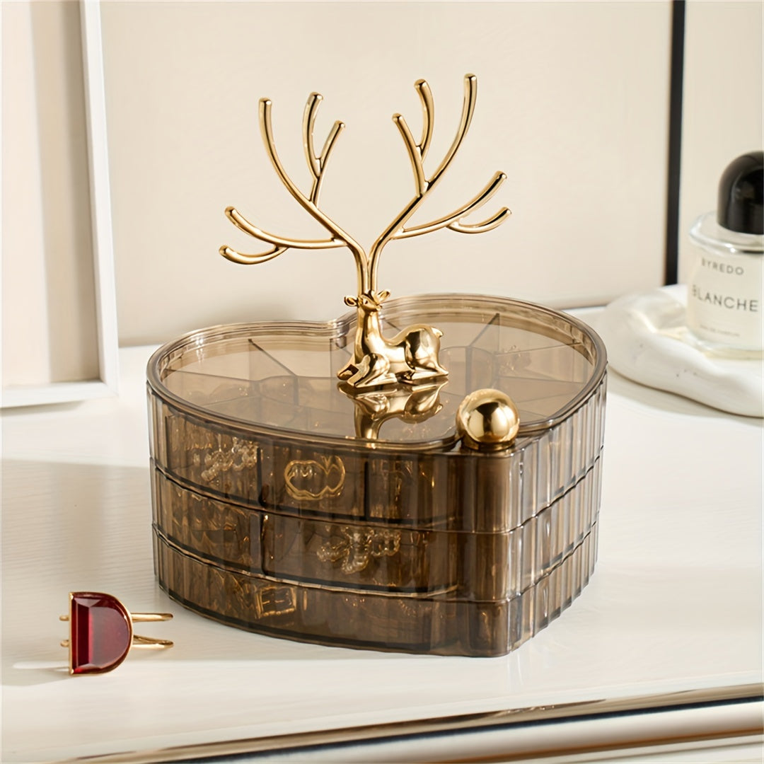  3 Layer Deer Jewelry Box