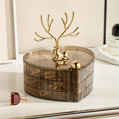  3 Layer Deer Jewelry Box