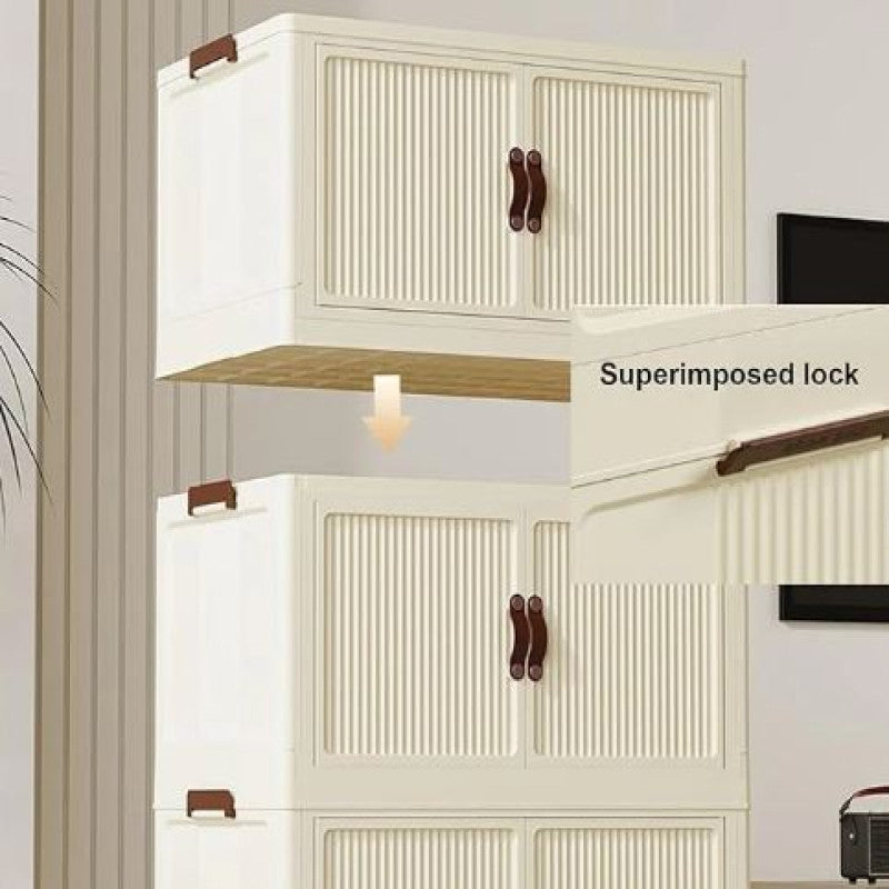 3 Layer Folding Wardrobe, Home and Living 