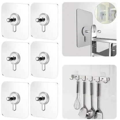 3 Pcs Non-Trace Self Adhesive Nails Hooks, Under One Dollar