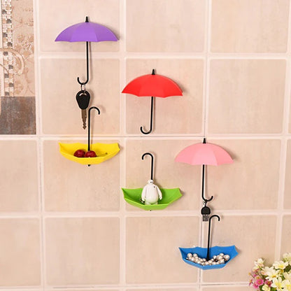 3pcs Key Holder Umbrella Shaped