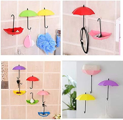 3pcs Key Holder Umbrella Shaped