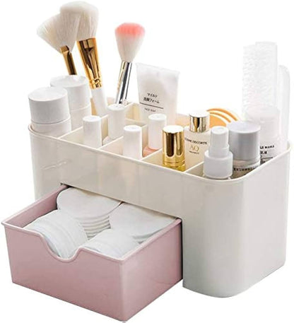 1Pcs Multifunctional Cosmetic Storage Box with Single Drawer