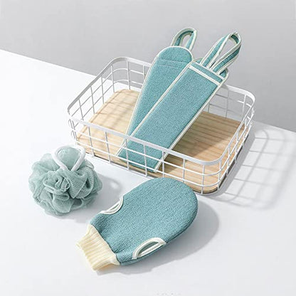 3 Pcs Exfoliating Body Scrubber Set