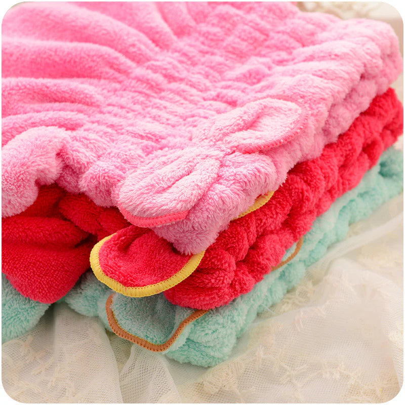 Super Absorbent Turban Hair Towel Cap