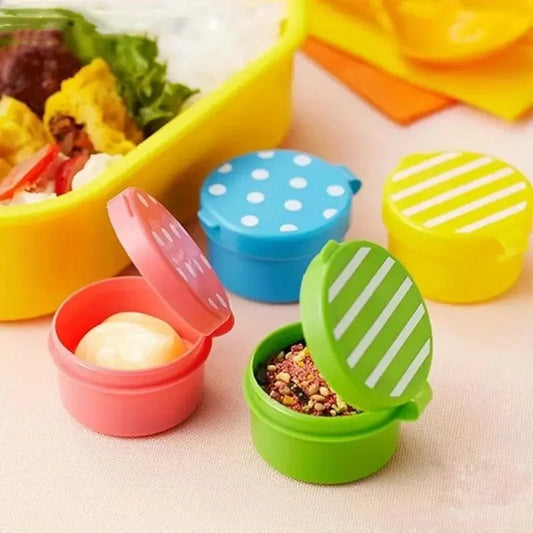 4Pcs Mini Sauce Containers, Home and Living 