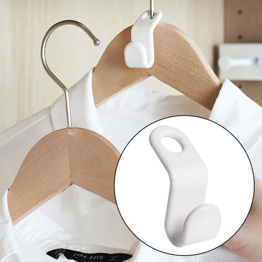 4 Pcs Clothes Hanger Connector Hooks, Under One Dollar 