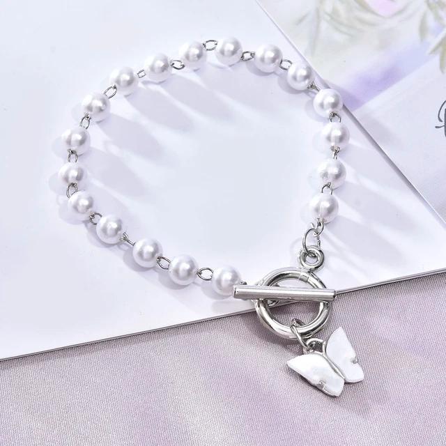 Beautiful Butterfly pearl bracelet