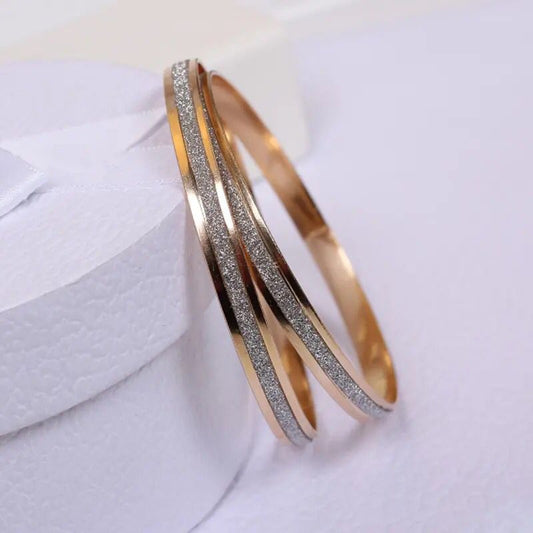 Fashion Elegant Frosted Cuff Bracelet