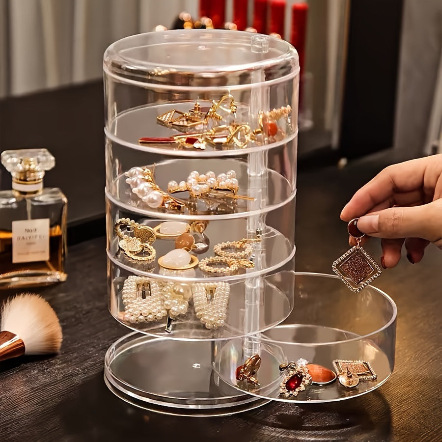 5 Layer Round Jewelry Organizer