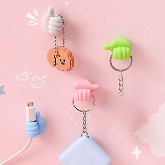 5 Pcs Self Adhesive Wall Thumb Hook (Random Colors)
Under One Dollar.