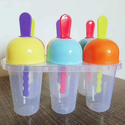 6 Piece Popsicle Maker BPA Free For Homemade Ice Pops, Kitchen Accessories 