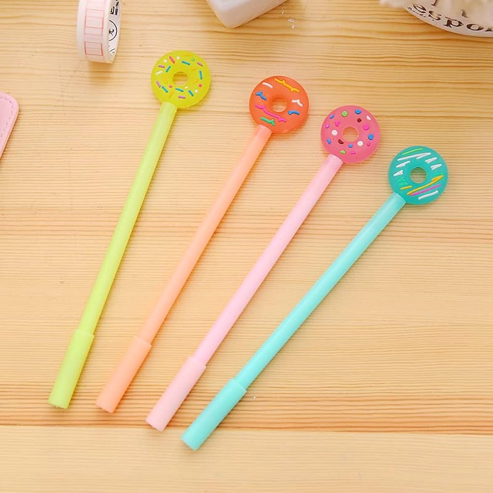 1 Pcs Cute Donuts Gel Pens(Random Colour)