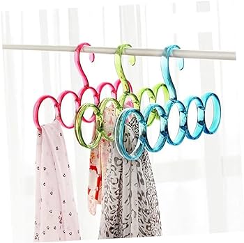 1 Pcs Multifunctional Round 5 Ring Hanger