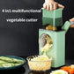 6 In1 Multi Functional Vegetable Slicer Shredder Cutter Peeler Kitchen Chopper