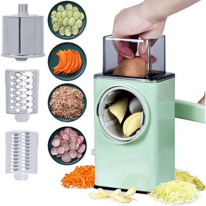 6 In1 Multi Functional Vegetable Slicer Shredder Cutter Peeler Kitchen Chopper