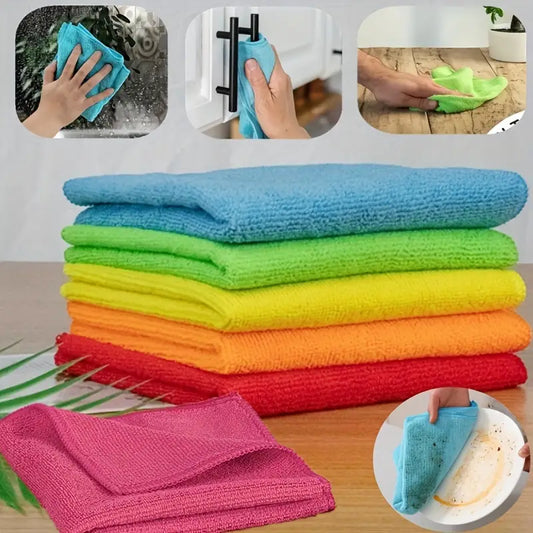 6Pcs High Performance Microfiber Cleaning Towels