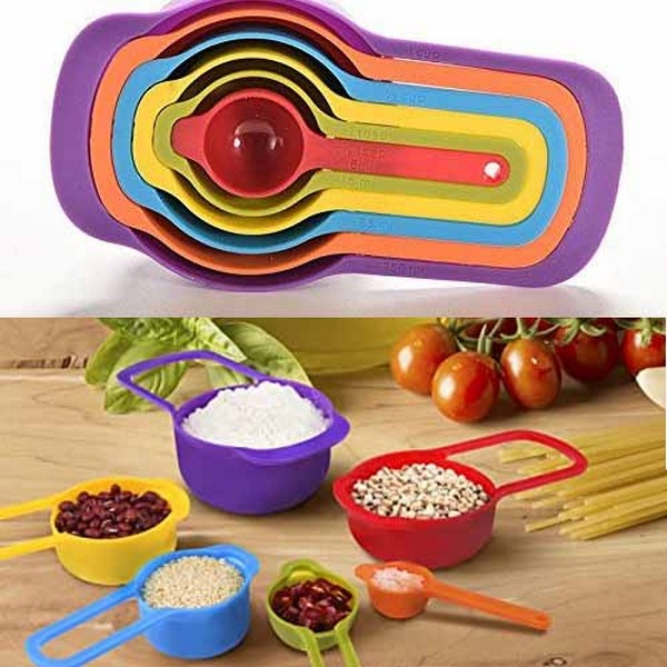 6Pcs Measuring Spoon, Kitchen Accessories 