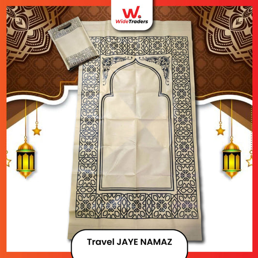 High Quality Travel Jaye Namaz Foldable Prayer Mat With Pouch