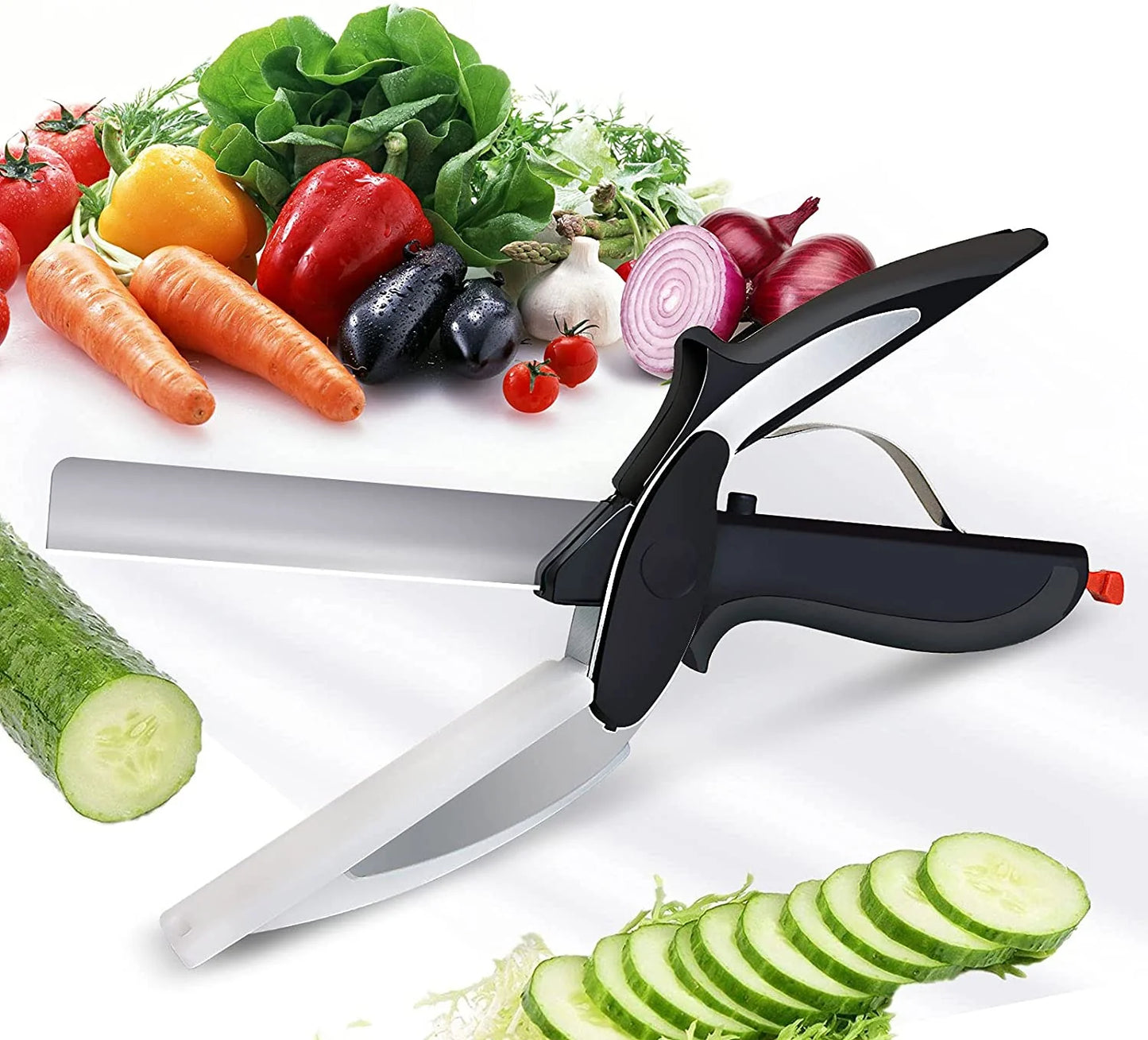 2 in 1 Kitchen Knife and Chopping Board Clever Cutter