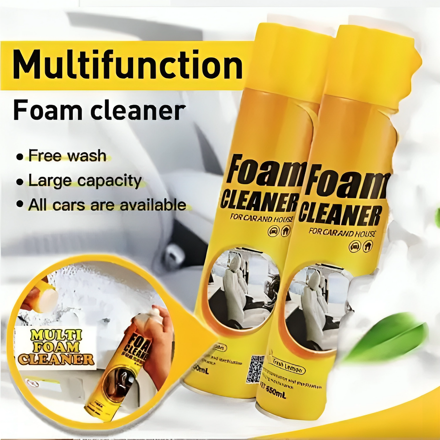 High Quality Multi Purpose Brush Head Foam Cleaner