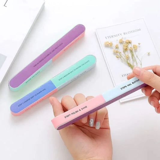 Nail Polishing File Block Manicure Set Kit, Under One Dollar 