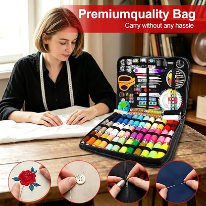 All In One Sewing Organizer Bag Threads Needles & Accessories