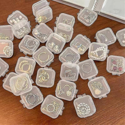 Portable Mini Clear Jewellery & Accessories Box