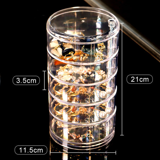 360 Rotating Jewelry Storage Case – 5 Layers