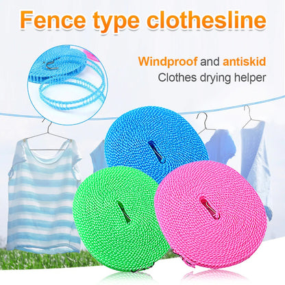 15 Meter Windproof Non Slip Clothesline Rope