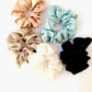 Pack Of 3 High Quality Silk Scrunchies - Mix Colors