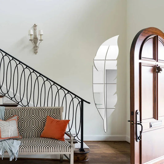  Acrylic Feather Mirror