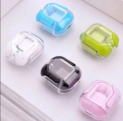 TWS Wireless Transparent Bluetooth Earbuds(Random Colour)