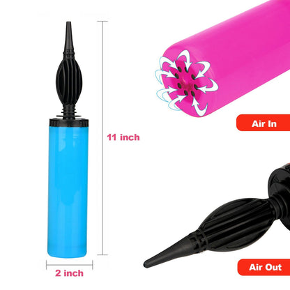 Air Inflator Portable Hand Held Birthday Party Balloon Pump