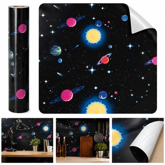 Arthouse Kids Cosmos Space Planets Marble Sheet (60x200cm)