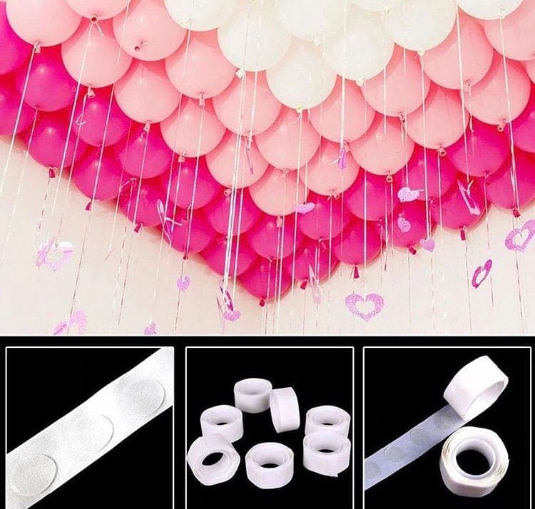 100Pcs Adhesive Double Tape for Balloons
Under One Dollar