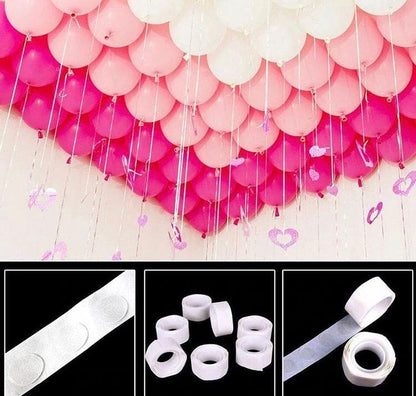 100Pcs Adhesive Double Tape for Balloons
Under One Dollar