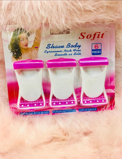 6 pcs Ladies Womens Girls Shaver